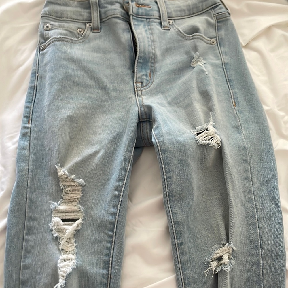 aero jeans worn twice